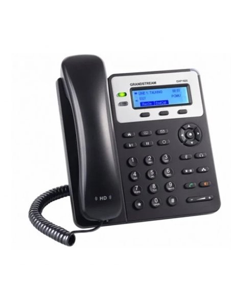 Grandstream GXP1625 Teléfono IP 2 Líneas, 2 cuentas SIP, 2xFastEthernet, PoE