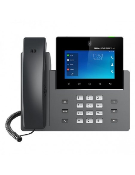 Grandstream Networks GXV3350 Video Teléfono IP Negro 16 Líneas WiFi Bluetooth Android
