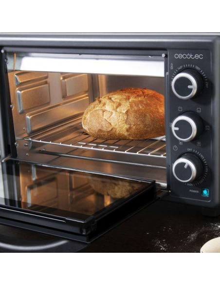 Cecotec Bake&Toast 2600 Black 4Pizza Hornos Eléctricos de Convección de 26L Negro
