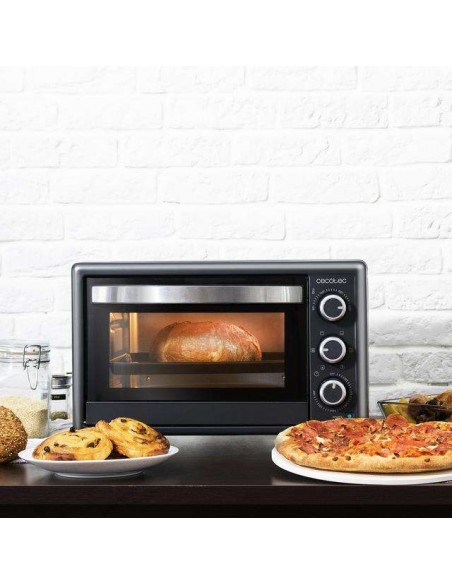 Cecotec Bake&Toast 2600 Black 4Pizza Hornos Eléctricos de Convección de 26L Negro