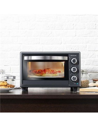 Cecotec Bake&Toast 2600 Black 4Pizza Hornos Eléctricos de Convección de 26L Negro