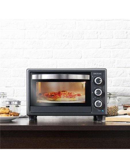 Cecotec Bake&Toast 2600 Black 4Pizza Hornos Eléctricos de Convección de 26L Negro