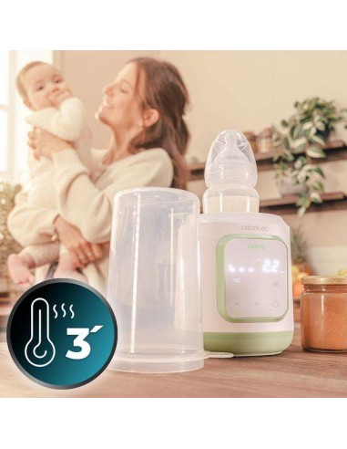 Cecotec Nana BabyCare Single BottleWarmer Calienta Biberones Individual con Pantalla
