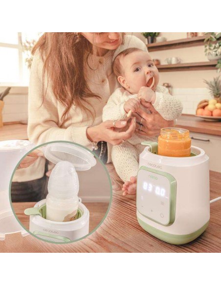 Cecotec Nana BabyCare Single BottleWarmer Calienta Biberones Individual con Pantalla