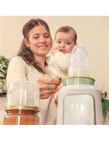 Cecotec Nana BabyCare Single BottleWarmer Calienta Biberones Individual con Pantalla