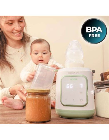 Cecotec Nana BabyCare Single BottleWarmer Calienta Biberones Individual con Pantalla