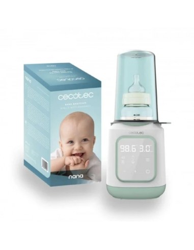 Cecotec Nana BabyCare Single BottleWarmer Calienta Biberones Individual con Pantalla