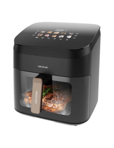 Cecotec Cecofry&Grill Smokin' 8500 Freidora de Aire 8.5L con Doble Grill y Ahumador 2200W
