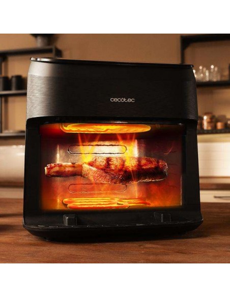 Cecotec Cecofry&Grill Smokin' 8500 Freidora de Aire 8.5L con Doble Grill y Ahumador 2200W