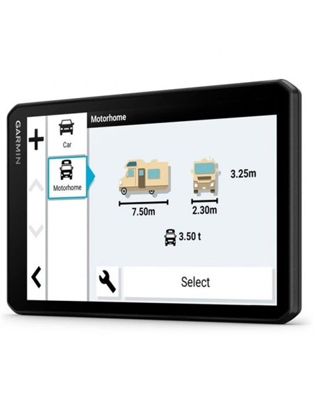 Garmin CamperCam 795 7" Navegador GPS para Autocaravana Mapas Europa