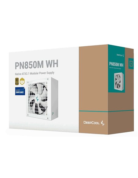 DeepCool PN850-M White 850W 80 PLUS Gold Fuente de Alimentación