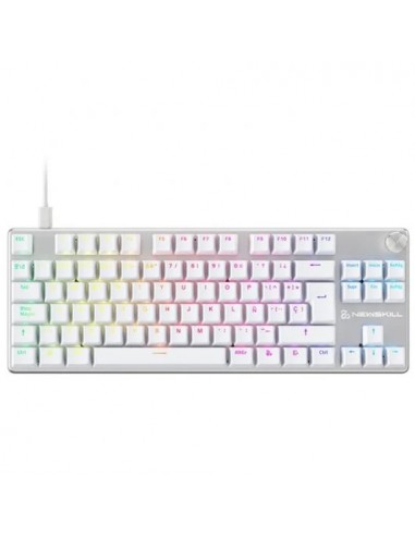 Newskill Serike V2 TKL Teclado Gaming Mecánico RGB Blanco NewSwitch Red
