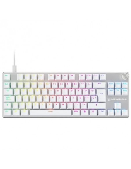 Newskill Serike V2 TKL Teclado Gaming Mecánico RGB Blanco NewSwitch Red