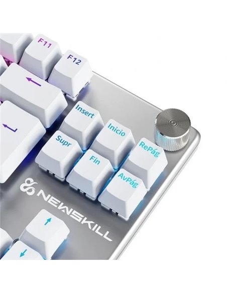 Newskill Serike V2 TKL Teclado Gaming Mecánico RGB Blanco NewSwitch Red