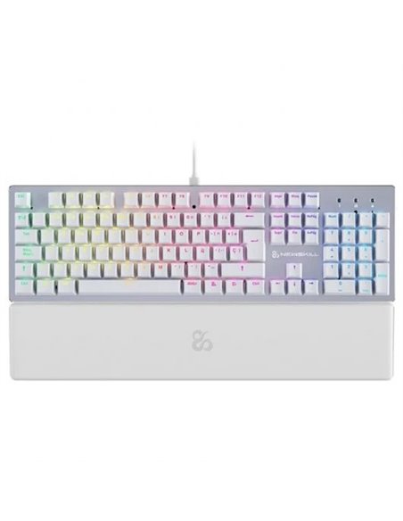 Newskill Serike V2 Teclado Gaming Gaming RGB Blanco NewSwitch Red