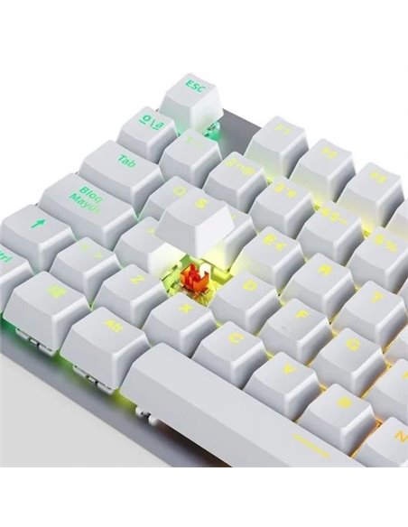 Newskill Serike V2 Teclado Gaming Gaming RGB Blanco NewSwitch Red