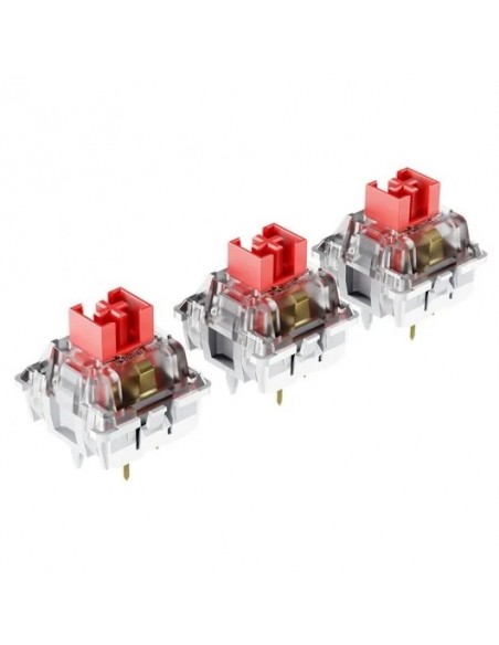 Newskill Serike V2 Teclado Gaming Gaming RGB Blanco NewSwitch Red