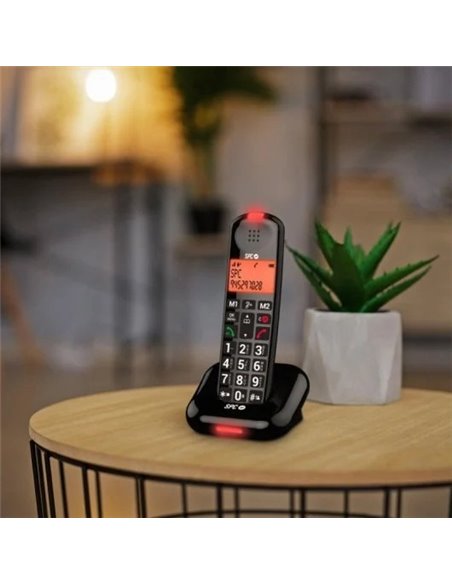 SPC Comfort Kairo Teléfono Fijo Inalámbrico Teclas Grandes para Personas Mayores Negro