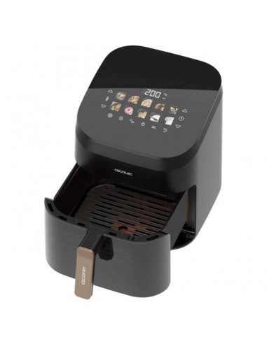 Cecotec Cecofry&Grill Smokin' 6500 Freidora de Aire con Doble grill y Ahumador 6.5L 2200W
