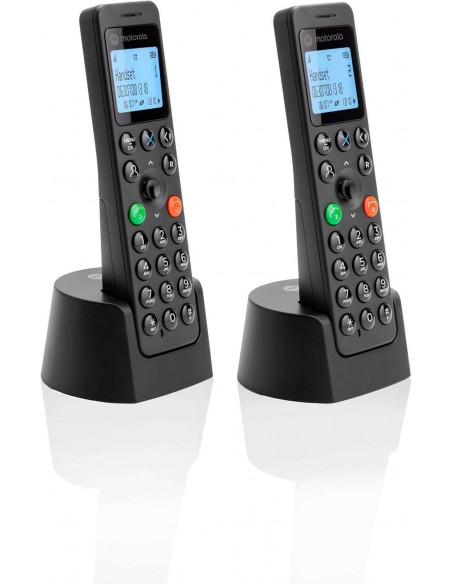 Motorola DOT202 Teléfono Inalámbrico DECT Negro
