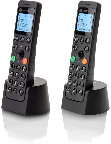 Motorola DOT202 Teléfono Inalámbrico DECT Negro