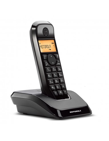 Motorola S1201 Teléfono Inalámbrico Negro