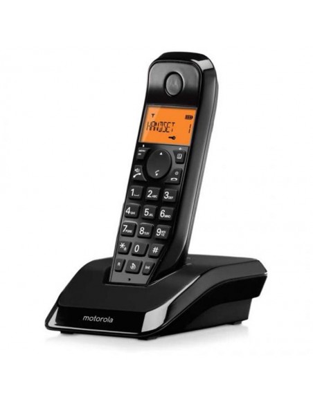 Motorola S1201 Teléfono Inalámbrico Negro