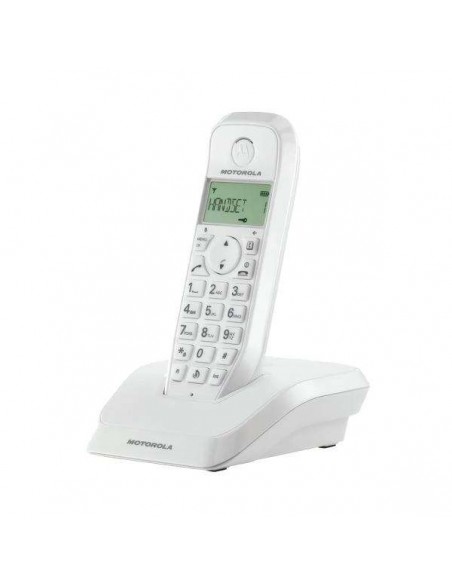 Motorola S1201 Teléfono Inalámbrico Blanco