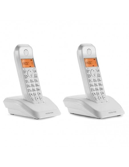 Motorola S1202 Duo Pack 2 Teléfonos Inalámbricos Blancos