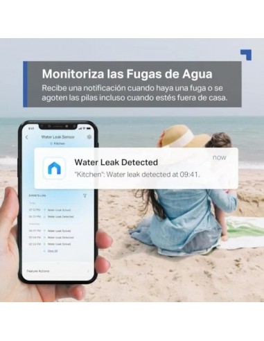 TP-Link Tapo T300 Sensor Inteligente de Fugas de Agua con Alarma 90dB