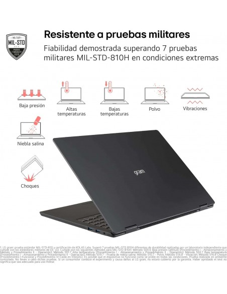 LG Gram 17Z90T Intel Core Ultra 7-255H/ 32GB/ 2TB SSD/ 17" W11 Portátil