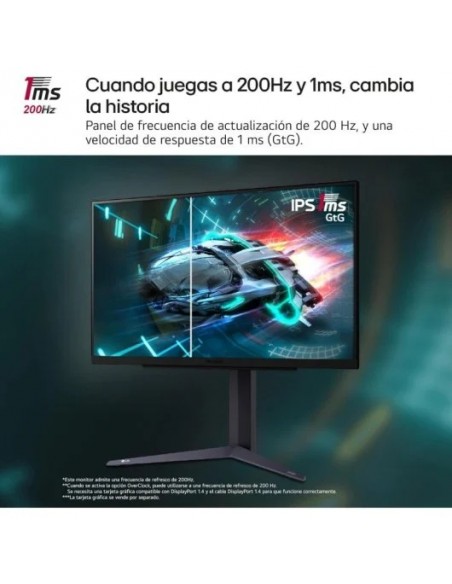 LG UltraGear 27GS75Q-B 27" LED IPS QHD 200Hz FreeSync Monitor Gaming