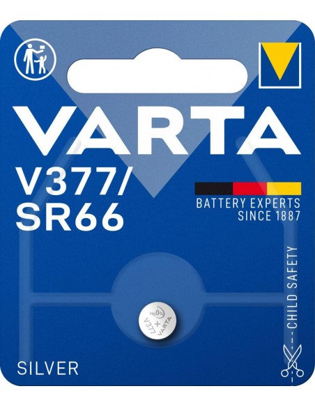 Varta V377/SR66 1.55V Pila de Botón