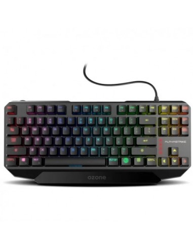 Ozone Alpha Strike Teclado Mecánico Gaming TKL Retroiluminado Switch Outemu Red