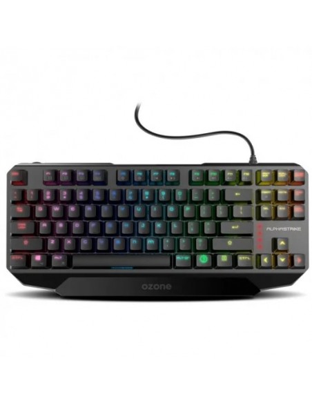 Ozone Alpha Strike Teclado Mecánico Gaming TKL Retroiluminado Switch Outemu Red
