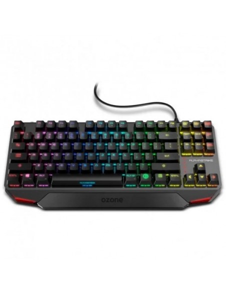 Ozone Alpha Strike Teclado Mecánico Gaming TKL Retroiluminado Switch Outemu Red