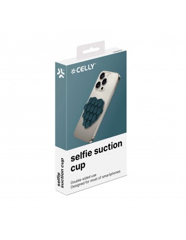 Celly FIXHEART Ventosa para Smartphone Azul