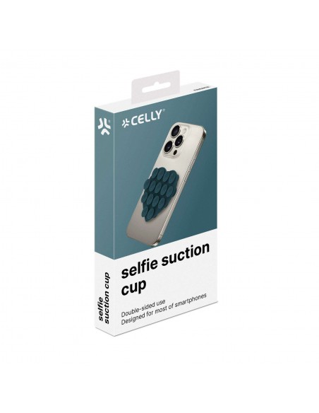 Celly FIXHEART Ventosa para Smartphone Azul