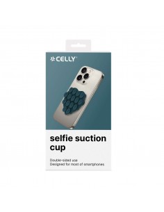 Celly FIXHEART Ventosa para Smartphone Azul