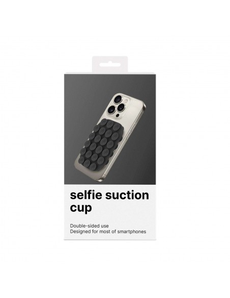 Celly FIXSQUARE Ventosa para Smartphone Negra
