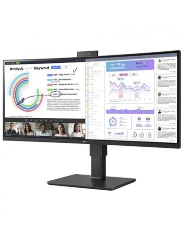 LG UltraWide 34BQ77QC-B 34" LED IPS WQHD USB-C Curva Monitor