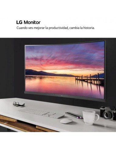 LG 32MR50C-B 31.5" LED FullHD 100Hz FreeSync Monitor Curvo
