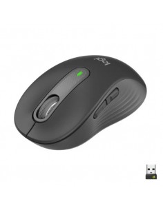 Logitech Signature M650 Ratón Bluetooth para Manos Pequeñas a Medianas, Clics Silenciosos Gris