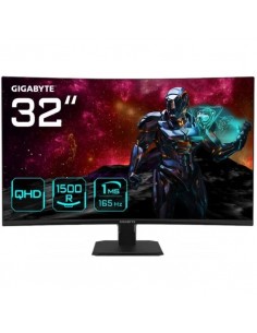 Gigabyte GS32QC 31.5" LED VA QHD 165Hz FreeSync Premium Monitor Curvo Gaming