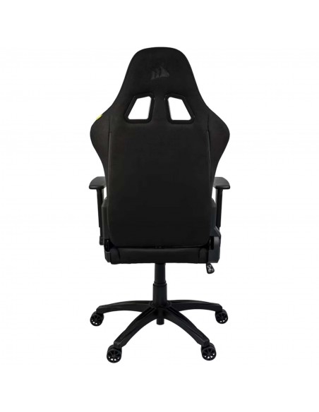 Corsair TC100 RELAXED Silla Gaming con Cojín y Almohada Cervical Negra/Roja