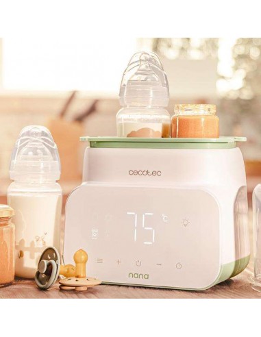 Cecotec Nana BabyCare Double BottleWarmer Calienta Biberones Doble con Pantalla