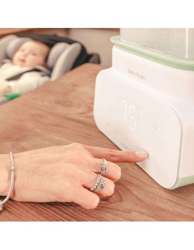 Cecotec Nana BabyCare Double BottleWarmer Calienta Biberones Doble con Pantalla
