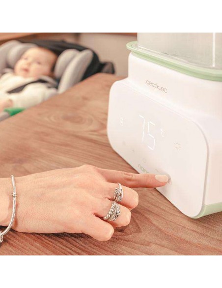 Cecotec Nana BabyCare Double BottleWarmer Calienta Biberones Doble con Pantalla
