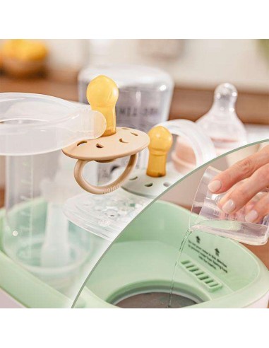 Cecotec Nana BabyCare DigitalSterilizer Esterilizador Digital para hasta 6 Biberones, con Soporte de Tetinas