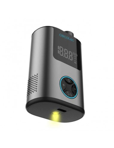 Cecotec Mini Air Max Inflador Eléctrico Compacto. Doble batería de 600mAh hasta 150psi